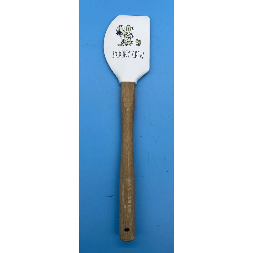 RAE DUNN Halloween Spooky Crew Snoopy & Woodstock Spatula